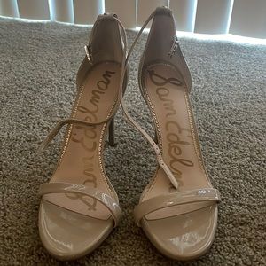 Sam Edelman open toe heels size 10m worn 2x